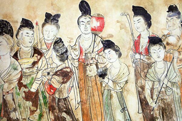 Voorbeeld uit de voorstelling van Wu Zetian